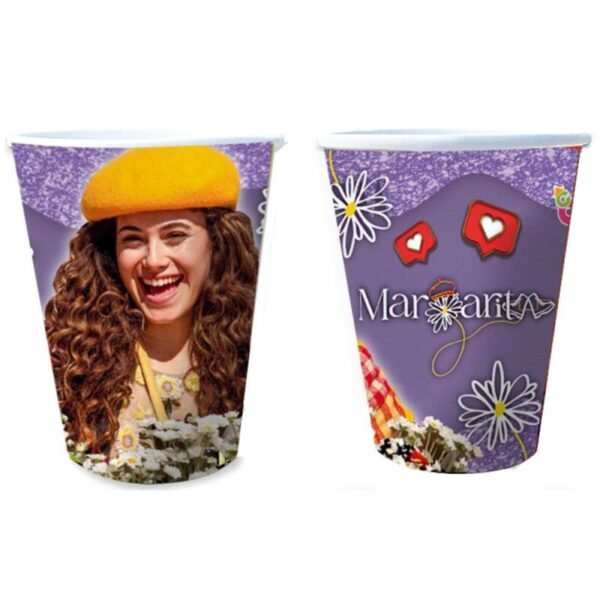 Vasos polipapel Margarita (pack x 8)