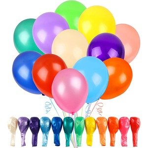 Globos latex 9" (pack x 5)