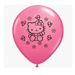 Globos latex Kitty (pack x 5)