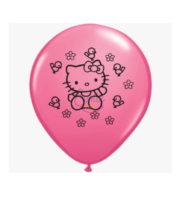 Globos latex Kitty (pack x 5)