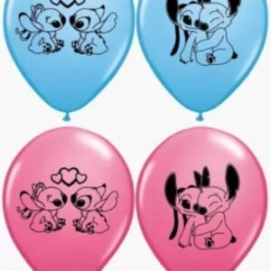 Globos latex Stitch Angela (pack x 5)