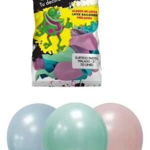Globos latex pastel 12" (pack x 50)