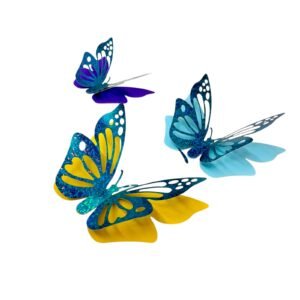 Mariposas decorativas 3D holograficas (6 pcs)