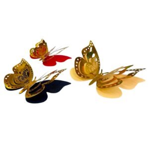 Mariposas decorativas 3D holograficas (6 pcs)