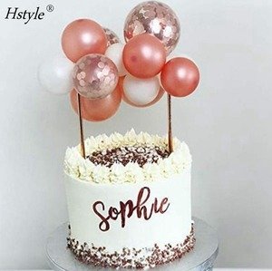 Kit topper mini globos para torta