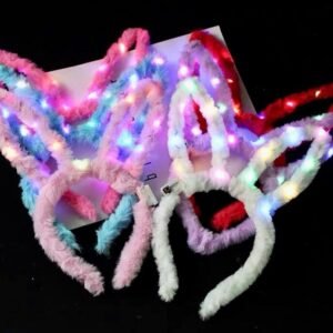 Promo 12 vinchas conejo peluche