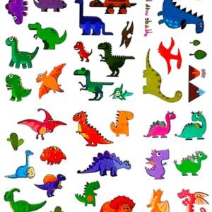 Tatuajes temporales (set x 10 planchas surtidas)