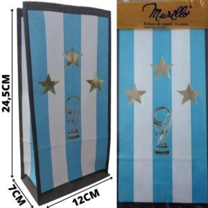 Bolsas Argentina copa del mundo (pack x 10)
