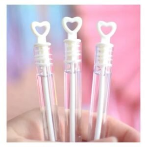 Mini burbujeros corazon blancos (caja x 48)