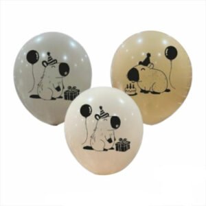 Globos latex Capibara colores nude