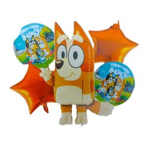 Set globos 5 piezas Bluey