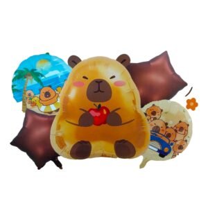 Set globos 5 piezas Capibara