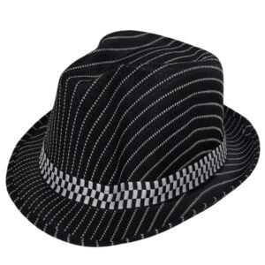 Sombrero panameño tanguero rallado