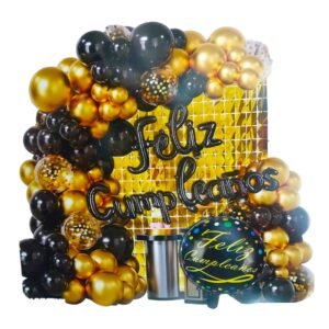 Set globos Feliz Cumple 58 piezas