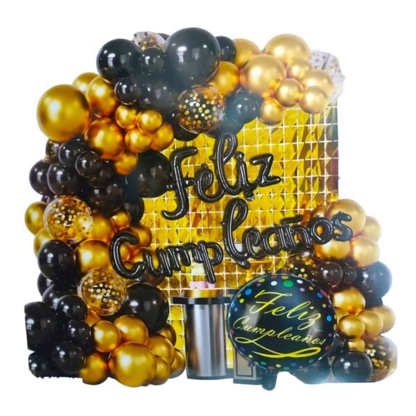 Set globos Feliz Cumple 58 piezas