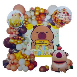Set globos Capibara 59 piezas