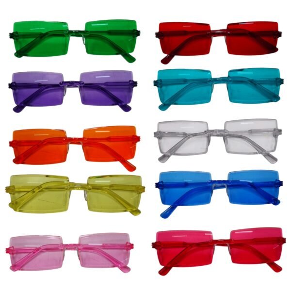Promo 10 lentes acrilico rectangulo