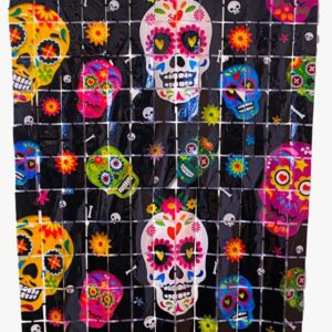 Cortina Halloween calaca