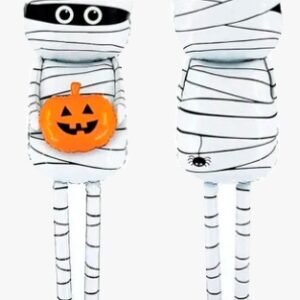 Globo metalizado silueta grande momia calabaza