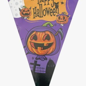 Banderin triangulo Halloween