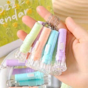 Promo 10 Linternas mini pastel llavero