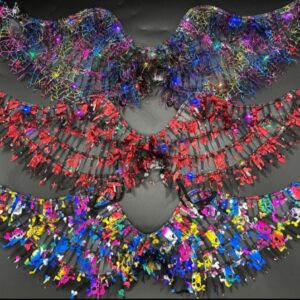 Ala de angel Halloween luminosa