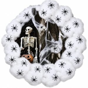 Promo 10 telarañas con arañas Halloween