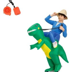 Dinosaurio inflable para montar