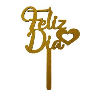 Topper Feliz dia fibrofacil