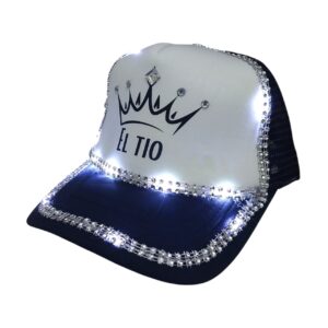 Visera trucker luminosa strass «el tío/la tía»