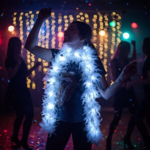 Boa de tela luminosa