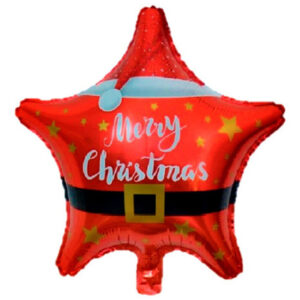 Globo navidad estrella Merry Christmas