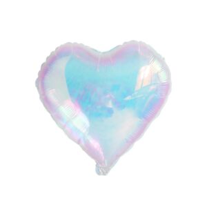 Globo iridiscente corazón