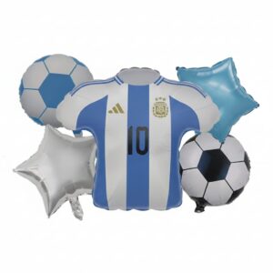 Set globos 5 piezas camiseta el 10