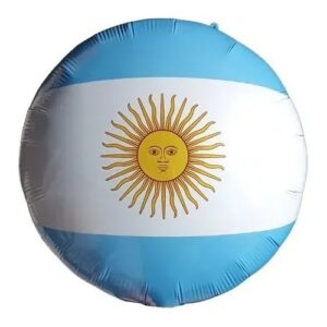Globo bandera Argentina redondo