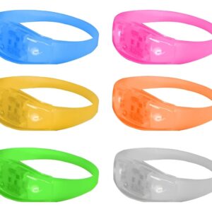 Promo 12 pulseras audioritmica silicona