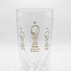 Vaso cristal fernet Argentina campeón