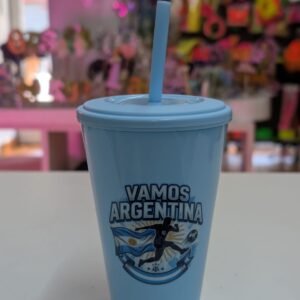 Promo 10 vasos conicos "Vamos Argentina"