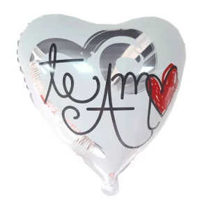 Promo 5 globos te amo Cursiva