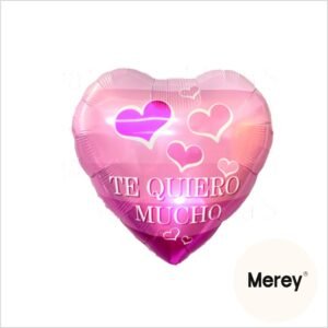 Promo 5 globos te quiero rosa