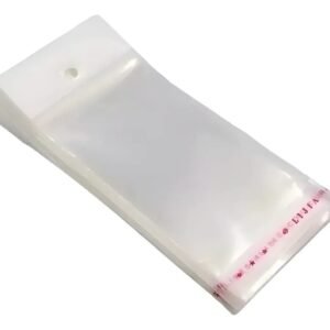 Bolsa con solapa y agujero 9 x 18 cm (pack x 10)