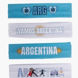 Promo 12 vinchas elastizadas sublimadas Argentina
