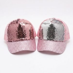 Visera trucker lentejuelas premium