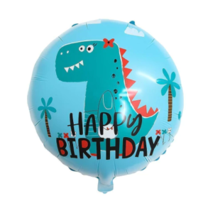 Globo esfera Happy Birthday Baby Dino