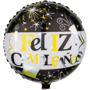 Globo esfera Feliz cumple galera