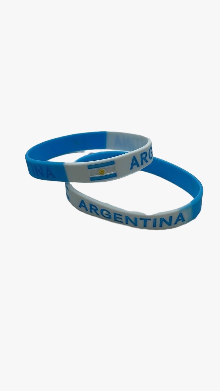 Promo 100 pulseras silicona Argentina