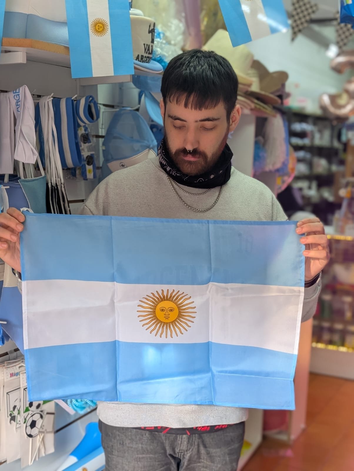 Bandera Argentina 45 cm x 60 cm