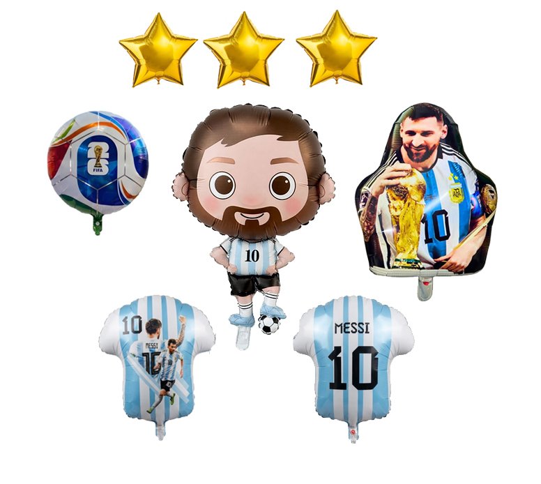 Combo globos Messi
