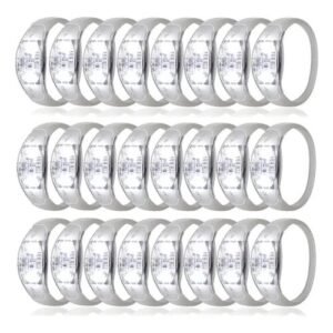 Pulsera luminosa audioritmica blanca