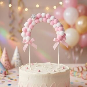 Topper arco pompón